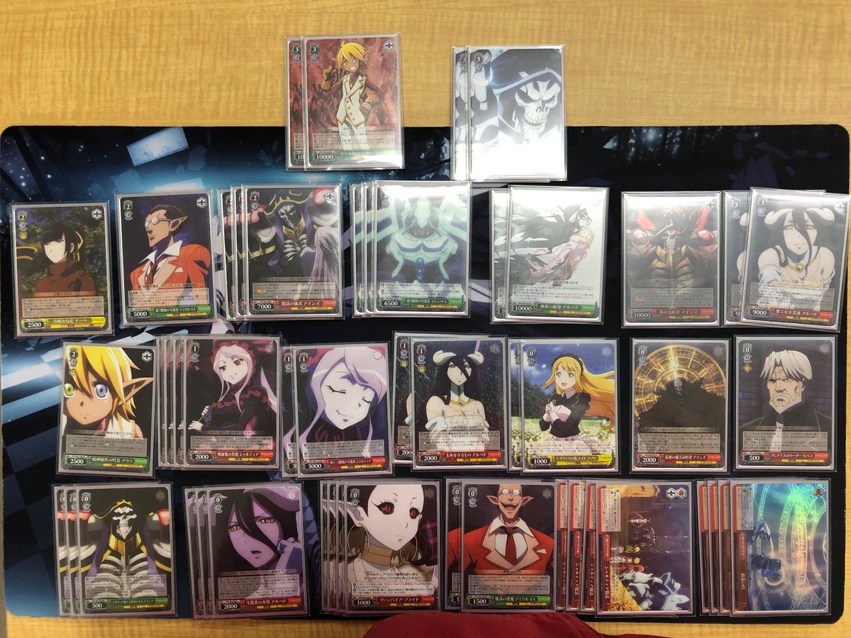 ヴァイスシュヴァルツ】オーバーロード 8電源 フルホイルデッキ＋