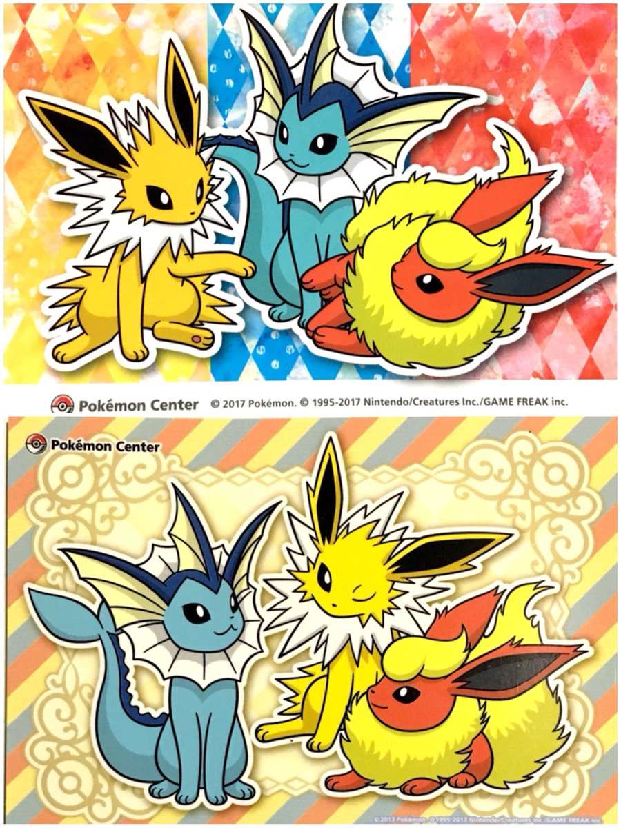 Vaporeon's memorial selection】 過去にポケモンセンターなどで配布