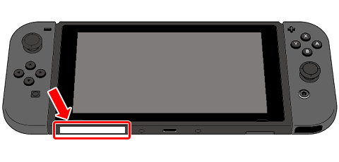 Nintendo Switchのシリアルナンバーは本体底面のシールに記載されてい