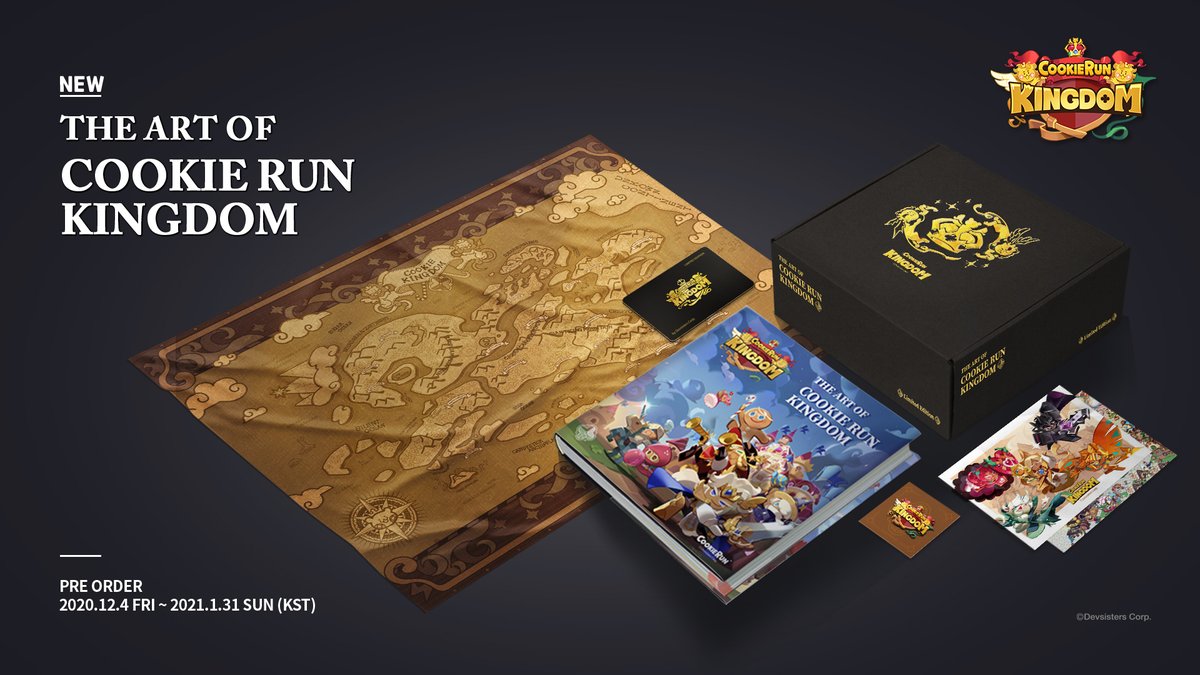 クッキーラン：キングダム👑の記念アートブックパックの予約販売が