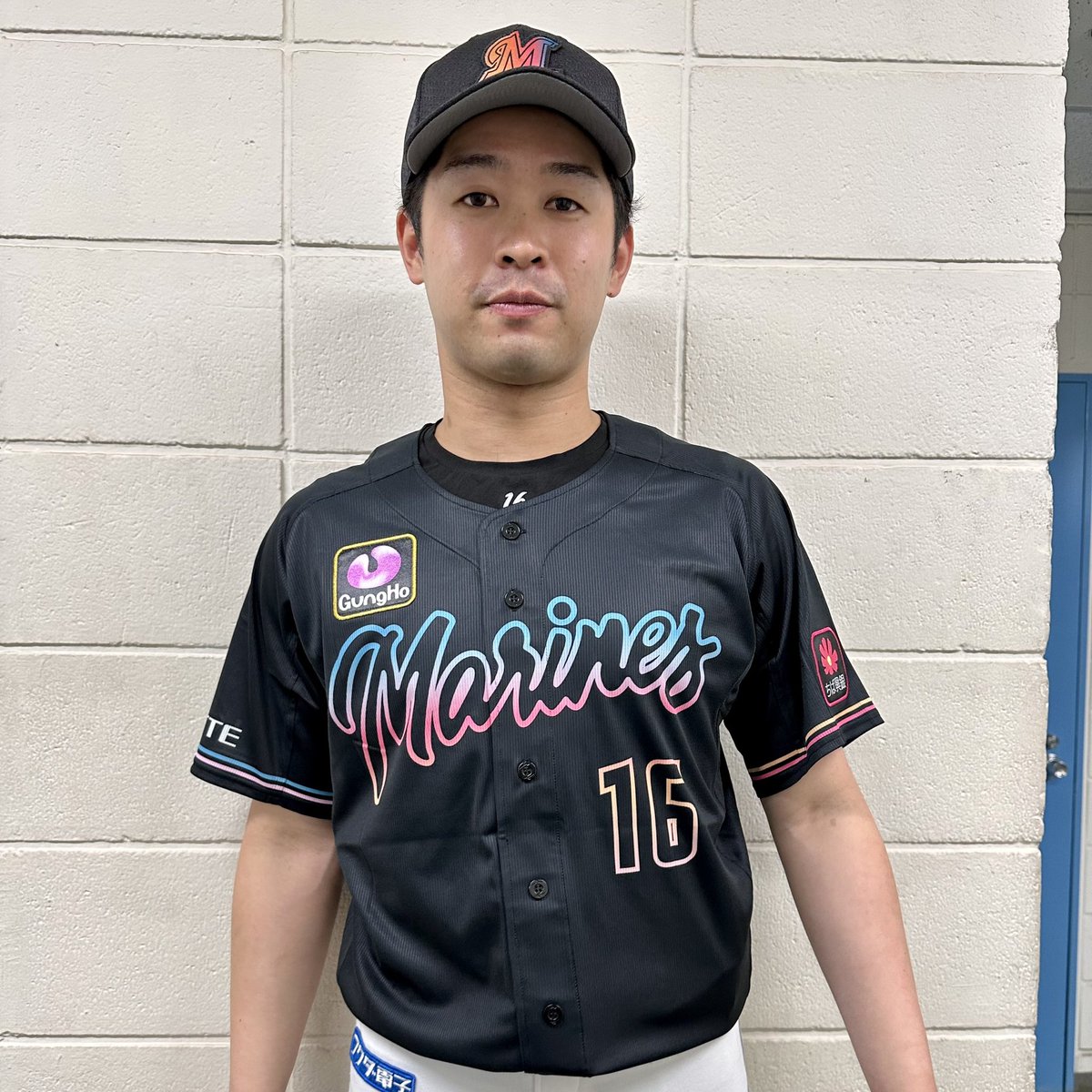 種市篤暉 投手、BLACK SUMMERユニホーム良くお似合いです！ 「早くこの