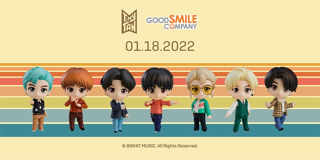 新商品情報 ／ ねんどろいど TinyTAN ・RM ・Jin ・SUGA ・j-hope