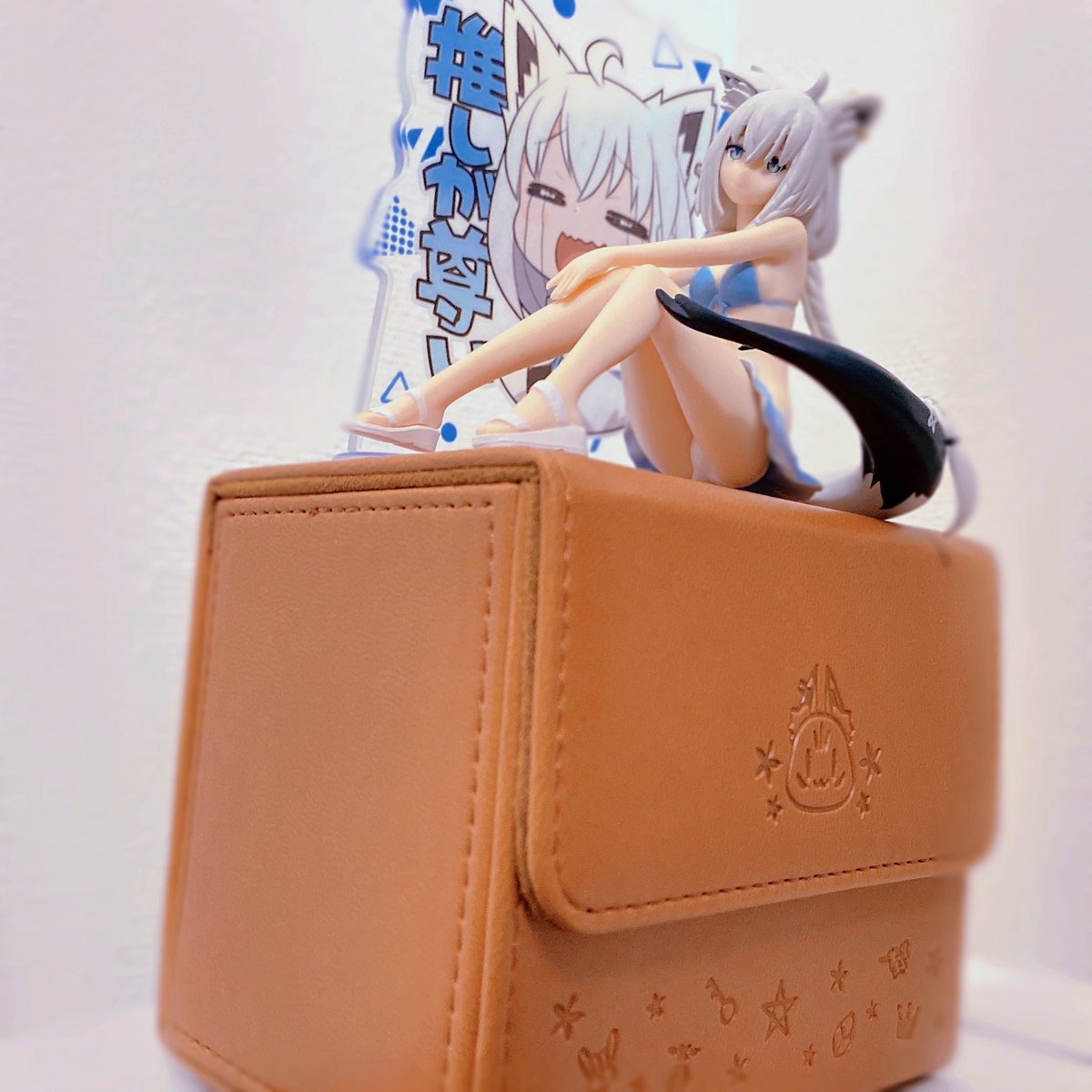 スリーブ/合皮製デッキケース】ホロライブ 白上フブキ セット【未開封