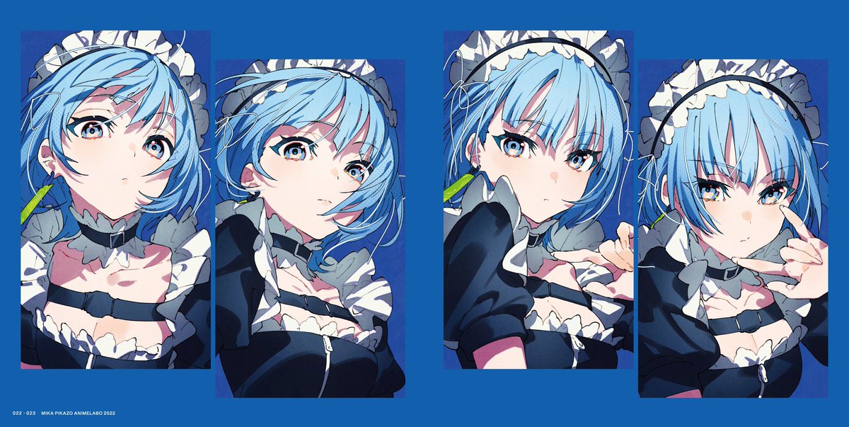新作画集 「MIKA PIKAZO ANIME LABO2022」 を発刊します。 A4正方形