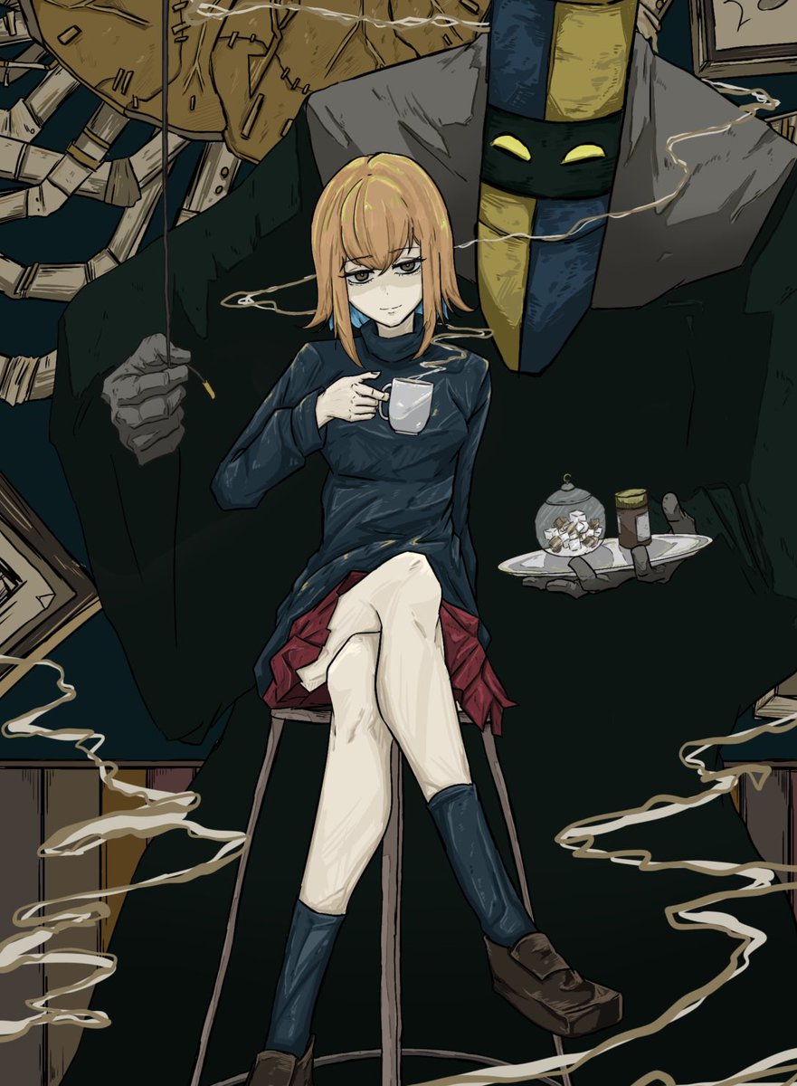 ずとまよカード1枚目 風格が完全にラスボス 『ニラちゃん（秒針を噛む