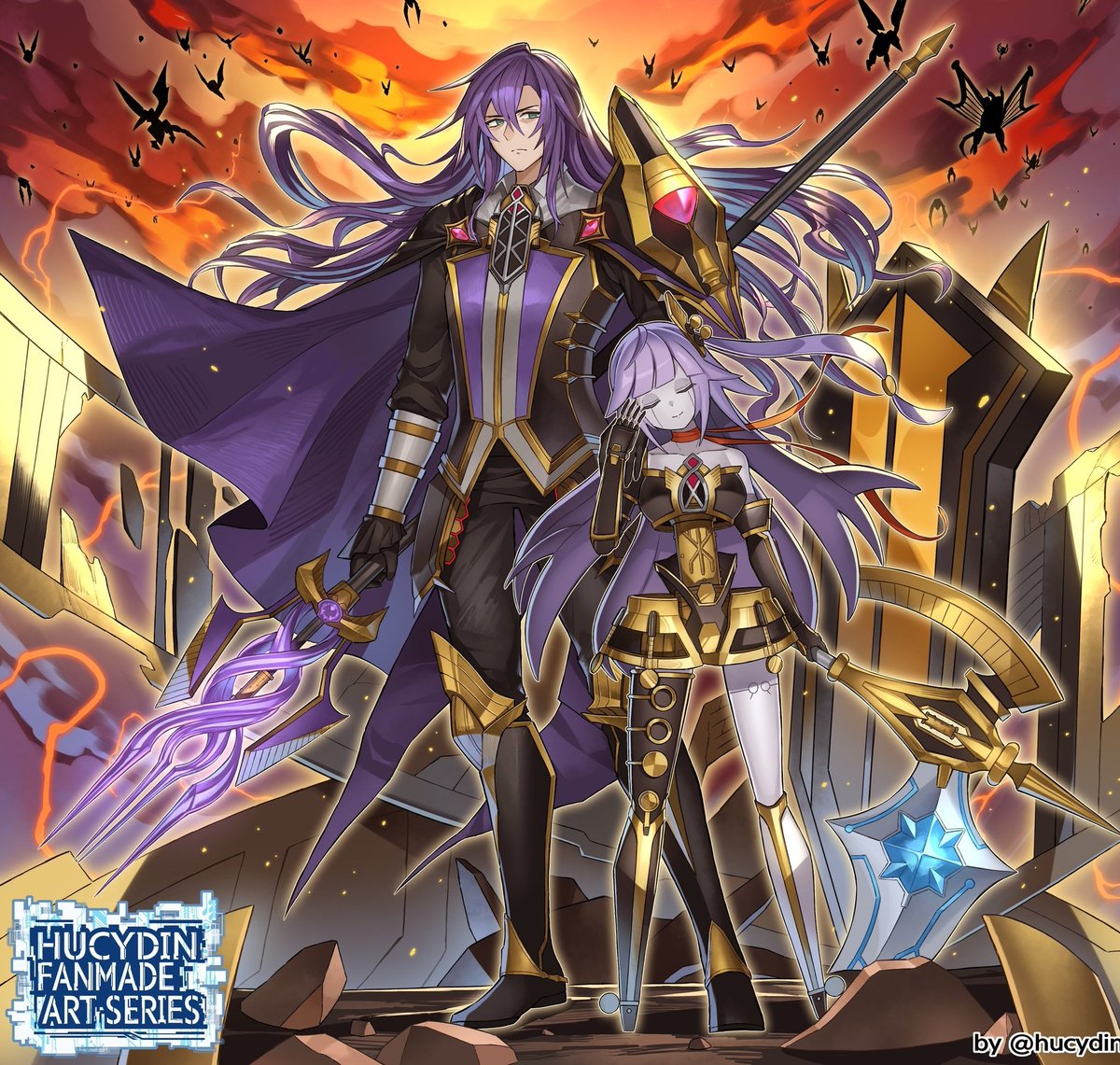 アナザーVer.の感じで描いた オルフェゴール・ロンギルス