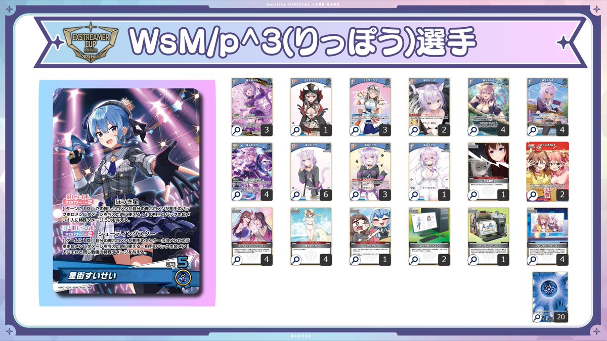 📣#エクストリーマーカップ2025 結果発表‼️ 『hololive OFFICIAL CARD