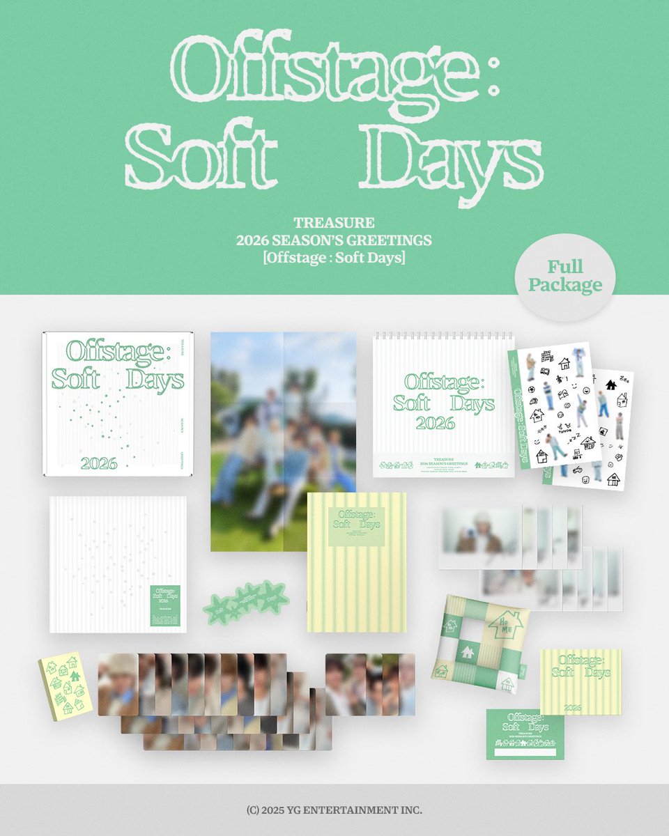 TREASURE 2026 SEASON'S GREETINGS 'Offstage : Soft Days'💎 シーグリ