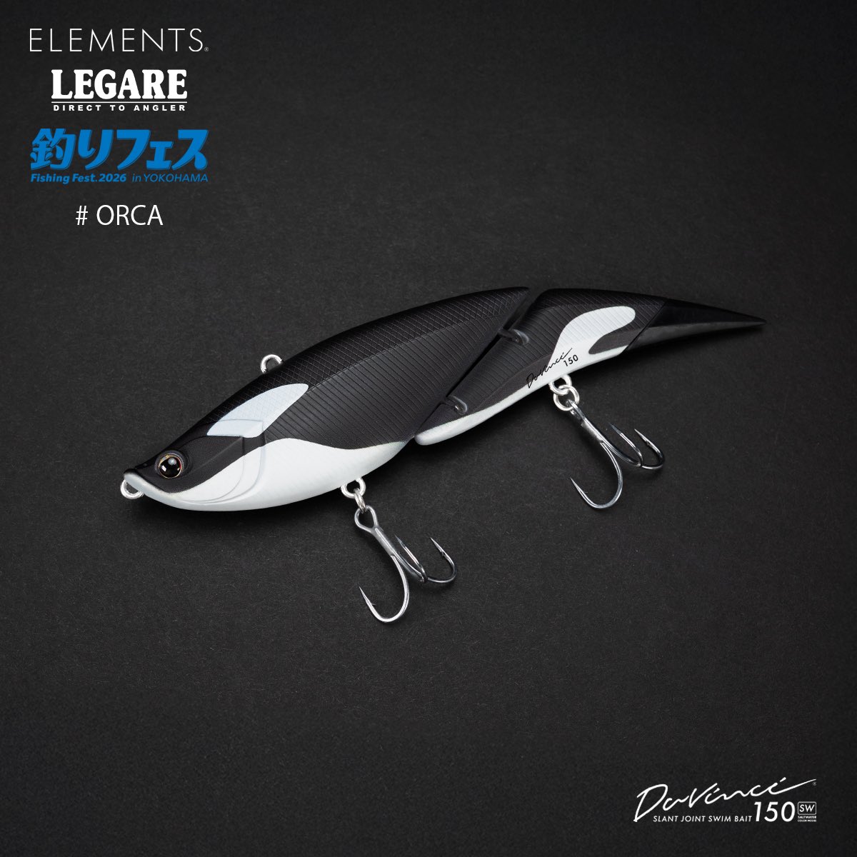 Davinci 150｜ELEMENTS × LEGARE 釣りフェス2026 限定カラー ▷ #ORCA