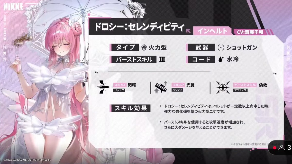 韓国版NIVEL ARENA SB01 SBR ドロシー:セレンディピティ Goddess of