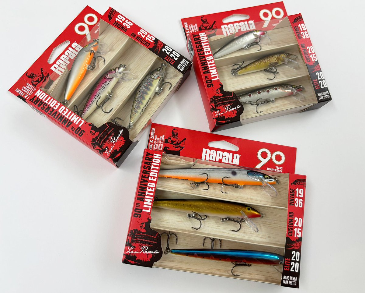 ✨Rapala 90th Anniversary✨ 来年2026年、ラパラは90周年を迎えます