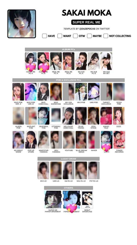 ILLIT Super Real Meトレカ 交換 譲:写真1 ユナ、イロハ、ウォンヒ 求