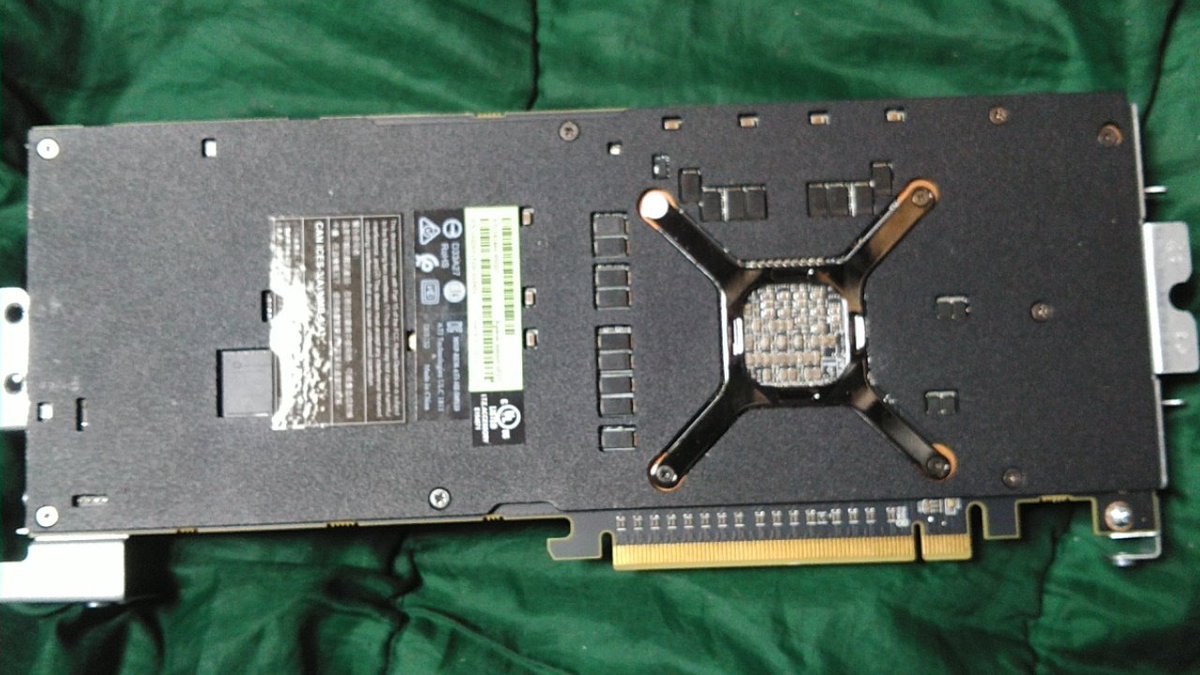 一応before・after～ Radeon INSTINCT MI25 → Radeon Pro WX 9100 に