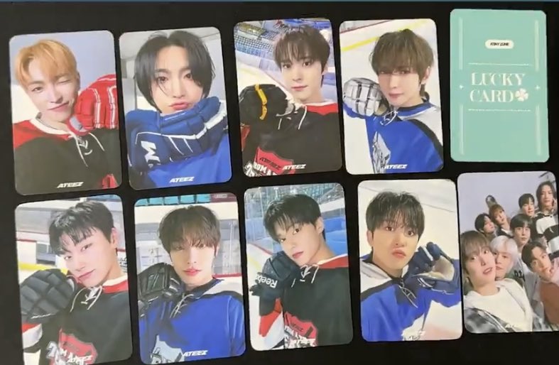 ATEEZ Seoul Fan Meeting ATINY ZONE トレカ ATEEZ 2024 Fan Meeting ATINY'S VOYAGE ATINY ZONE Official Double