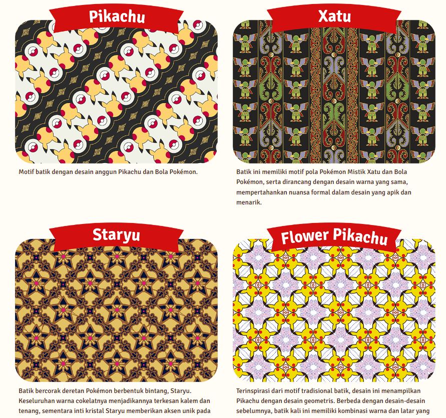 インドネシアで配布されたプロモカード「Pikachu Berkemeja Batik