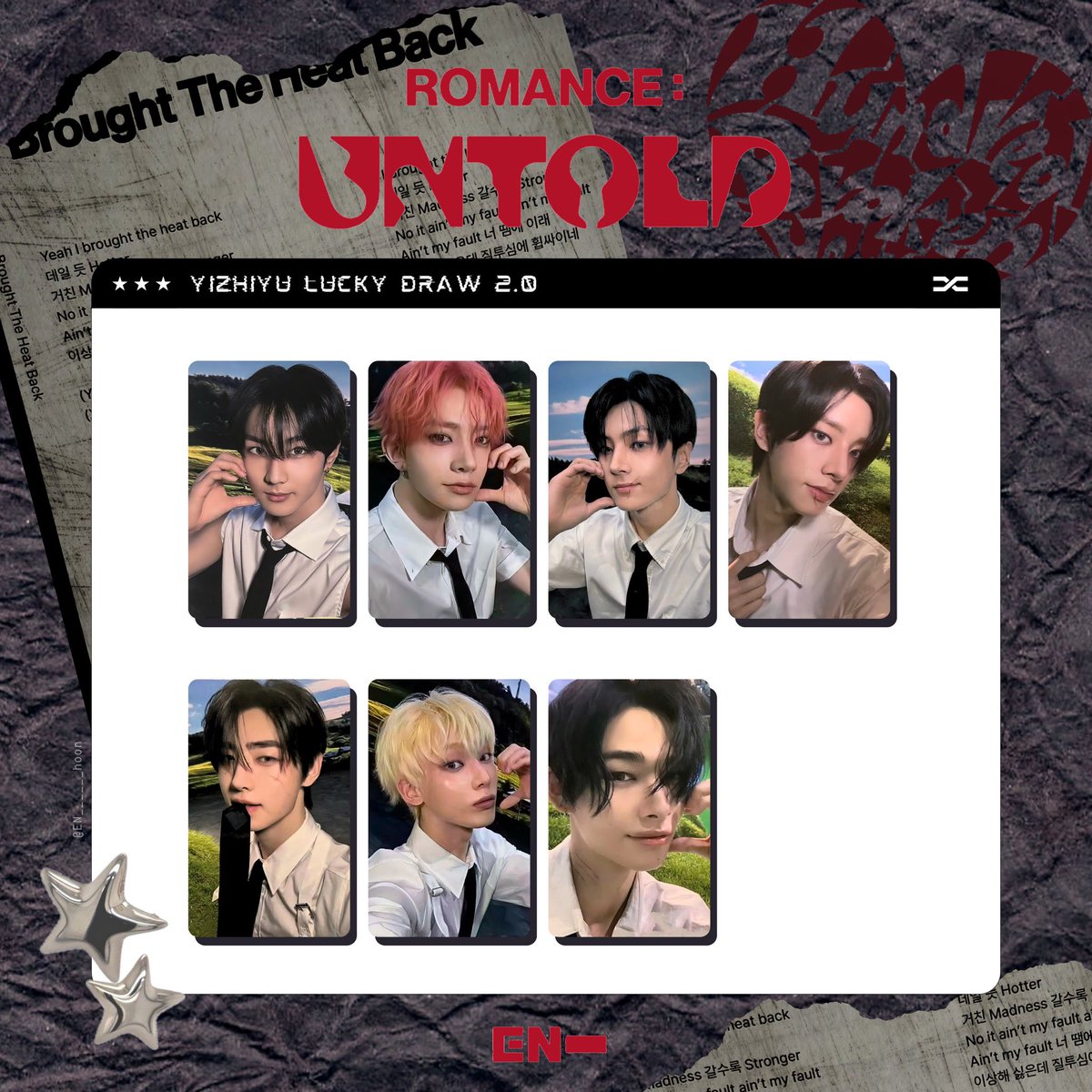 🍥⸝꙳ ⁡ ENHYPEN 2nd Studio Album ROMANCE : UNTOLD ⁡ Yizhiyu yzy