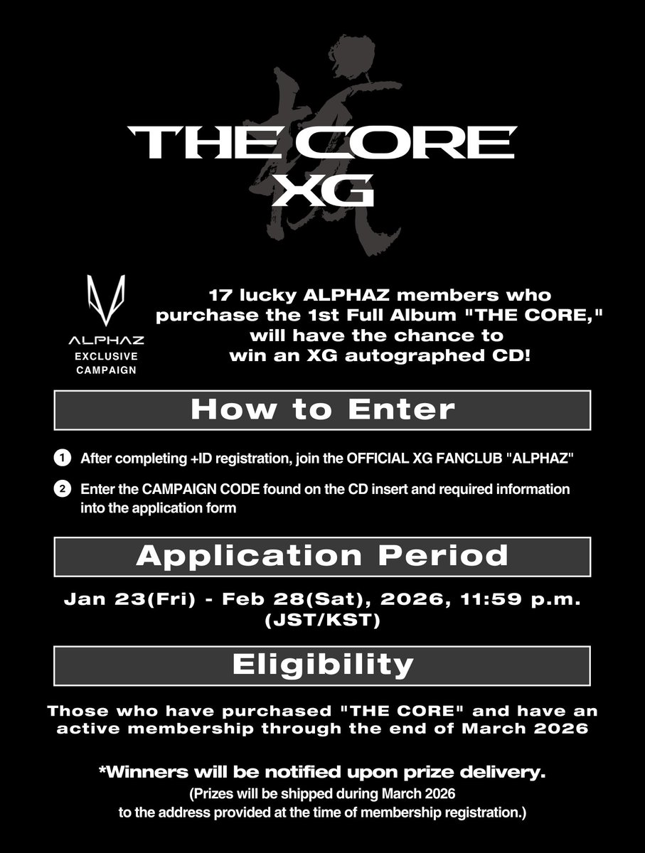 ALPHAZ EXCLUSIVE CAMPAIGN 17 lucky ALPHAZ members who purchase the