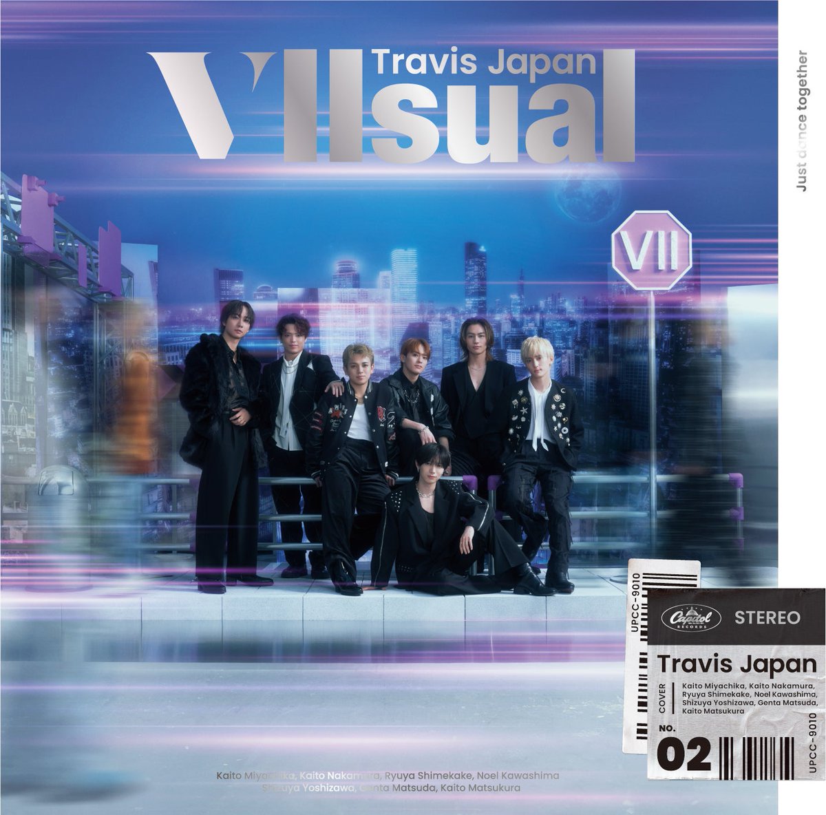 Travis Japan、2ndアルバム「VIIsual」 4形態のジャケット写真公開 全