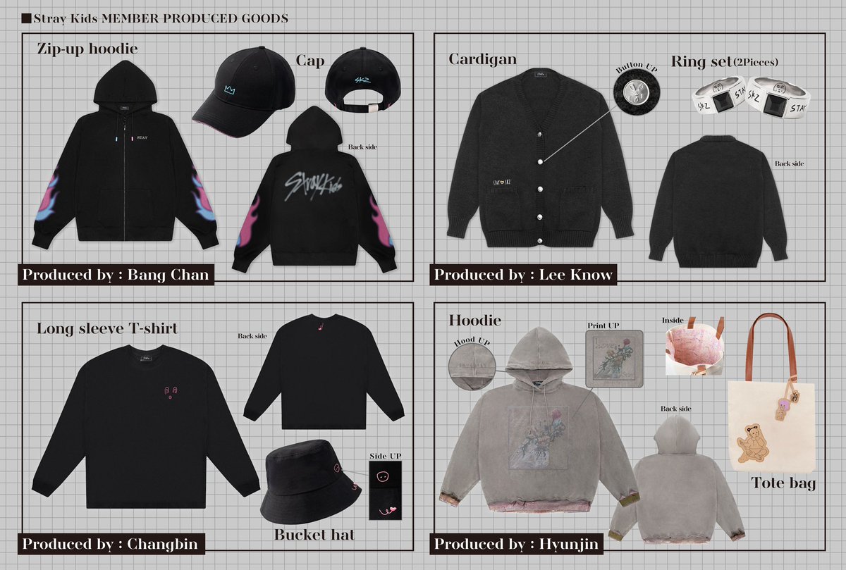 Stray Kids MEMBER PRODUCED GOODS 実写イメージ公開！🎨 ＼ 🎱第一弾
