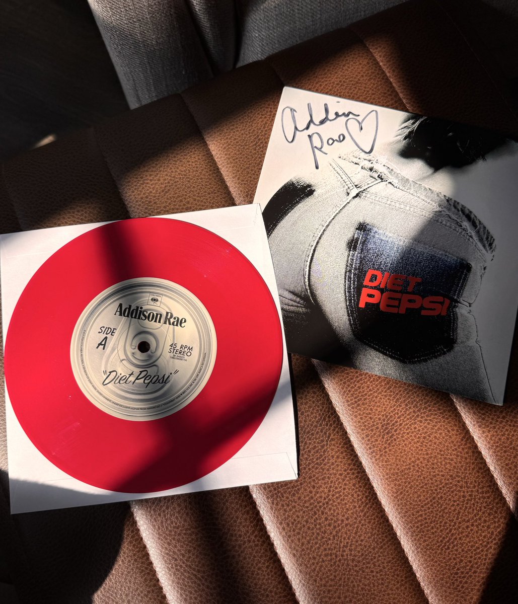 FIRST LOOK Addison Rae - Diet Pepsi • Signed Red 7