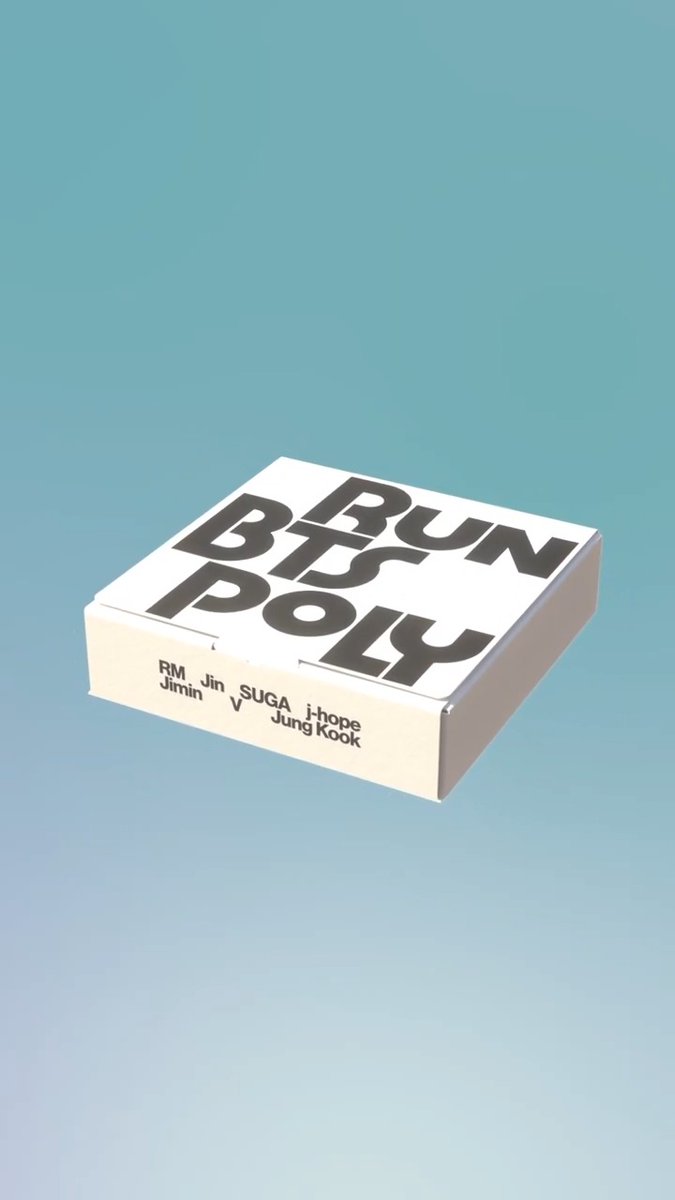 RUN BTS POLY HIGHLIGHT PACKAGE 3D Visualizer 📅 Pre-order: 2025.04
