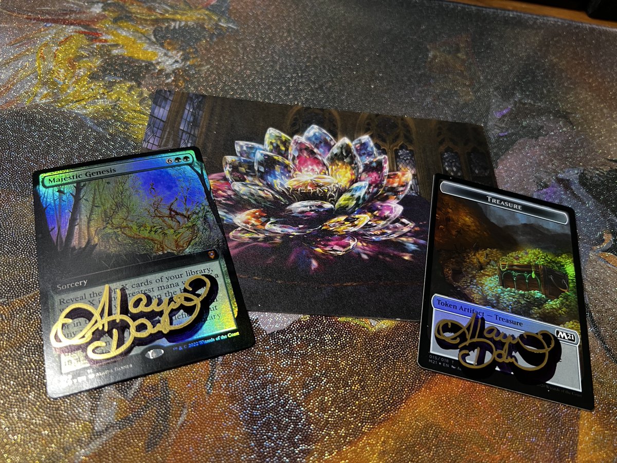 荒木さん@mtgsignaraki よりサインカードが帰ってきました