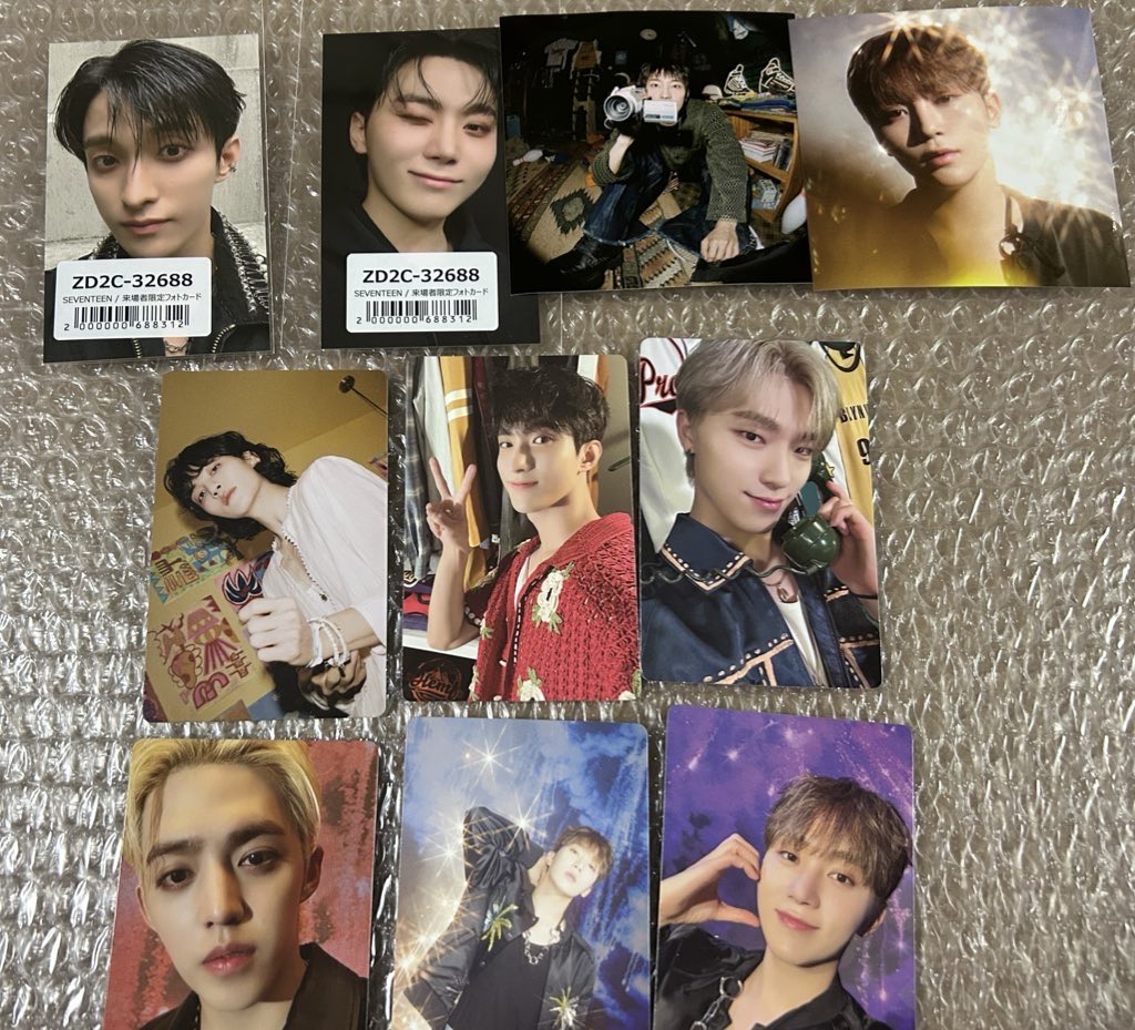 SEVENTEEN セブチ交換 来場者限定トレカ会場限定トレカ 【譲】 ユニバ