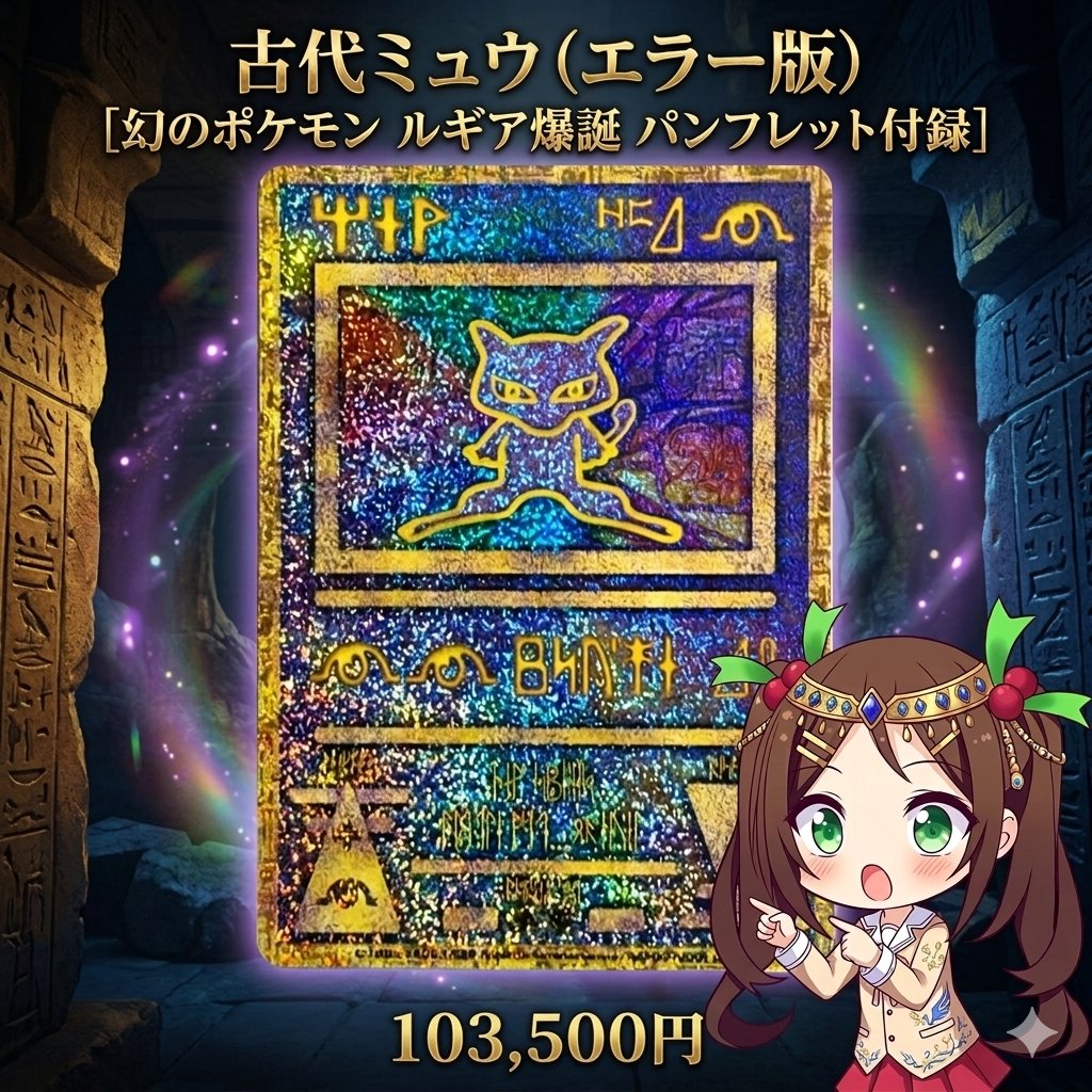 ✨すべてはここから始まった✨ 【古代ミュウ エラー版】 劇場版