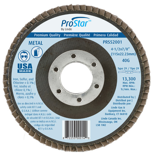 PRS52001 | PROSTAR Flap Disc, 4-1/2