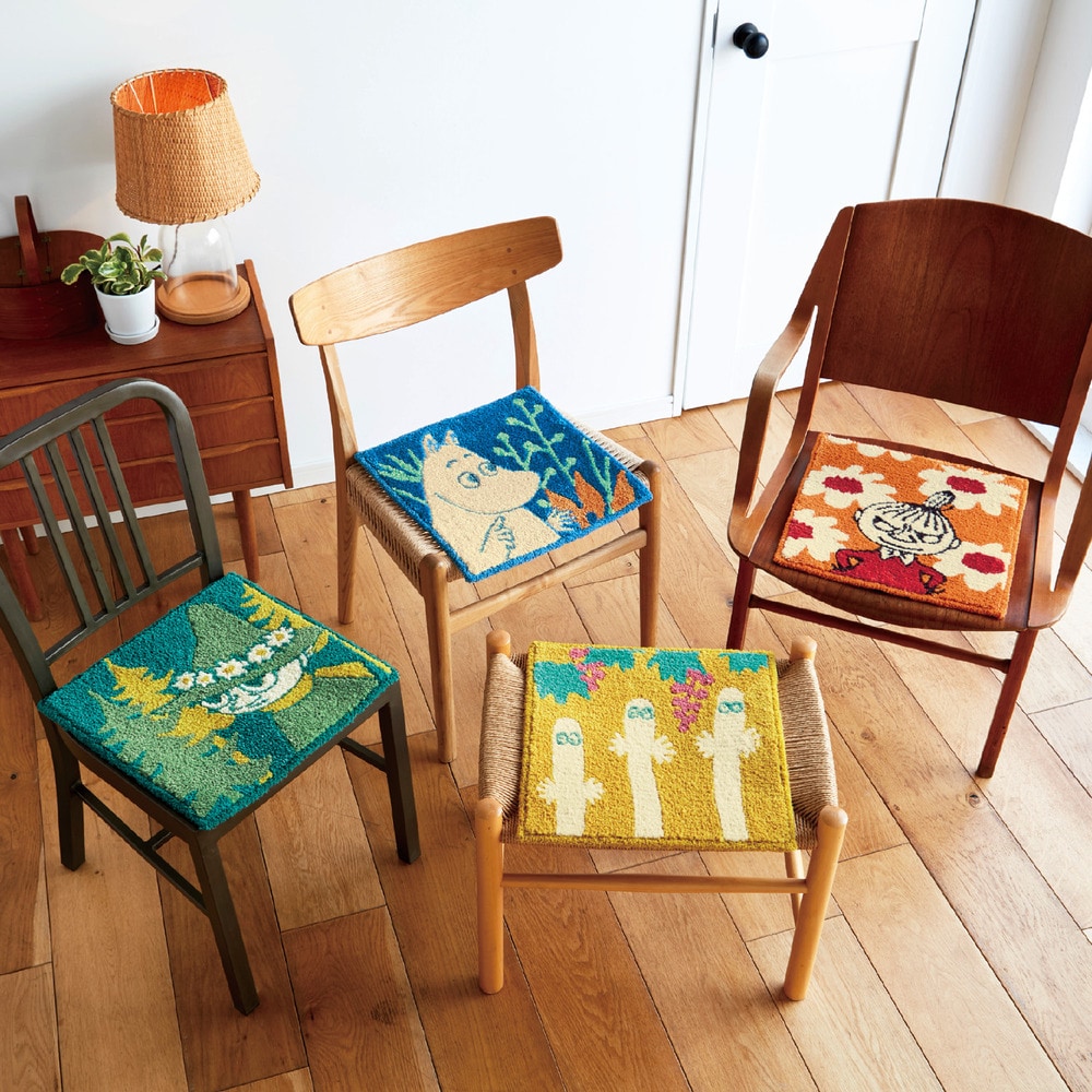 ムーミン」ふんわりチェアパッド(ムーミン/MOOMIN)｜通販のベルメゾン