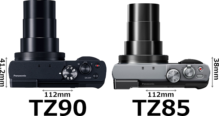 LUMIX DC-TZ90」と「LUMIX DMC-TZ85」の違い - フォトスク