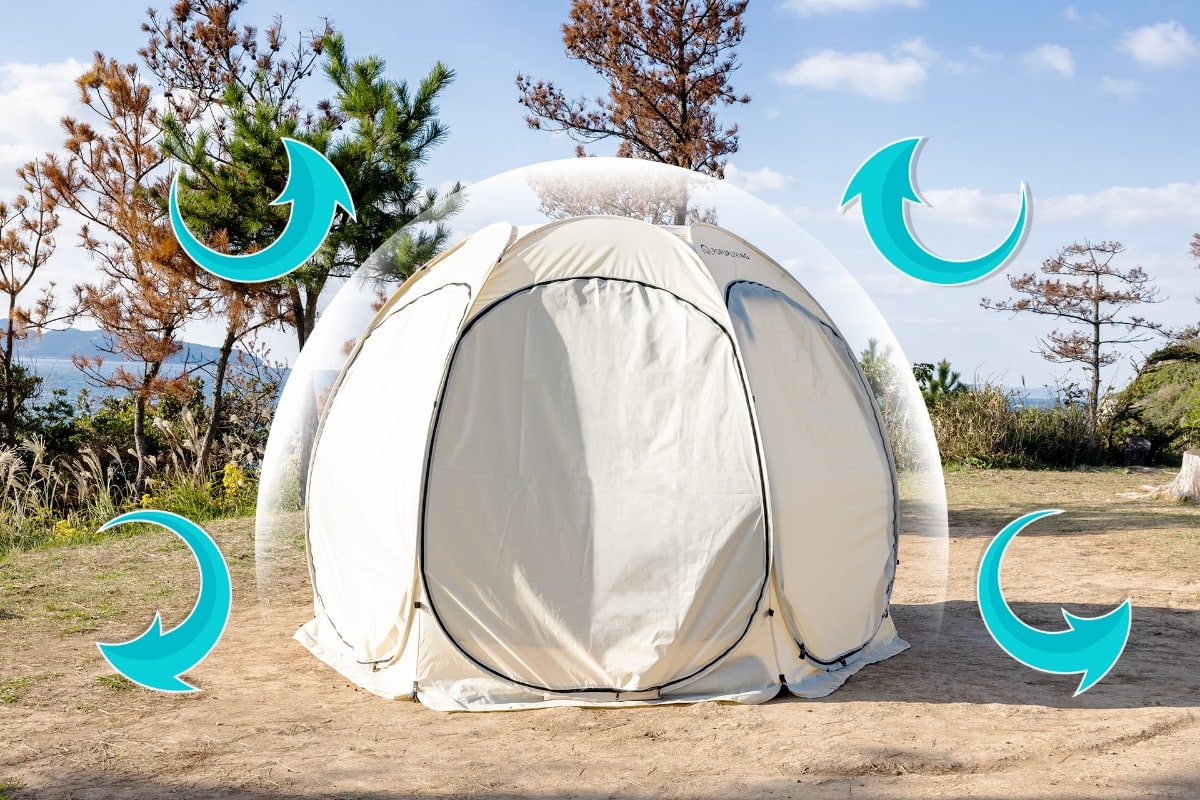 フルセット[ポップアップリビング10'x10'+サイドカバーx4枚+グランド