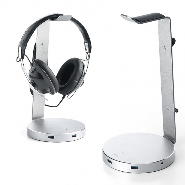 ヘッドホンの定位置を作れる！高級感のあるアルミボディのヘッドホン