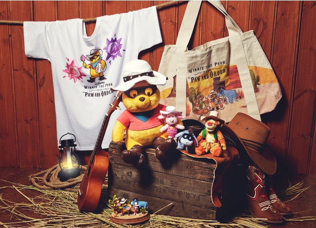 ウエスタンスタイルのプーさんやミツバチをモチーフにしたアイテムが