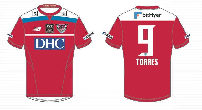 サガン鳥栖フェルナンド・トーレス選手引退試合限定（入場時着用