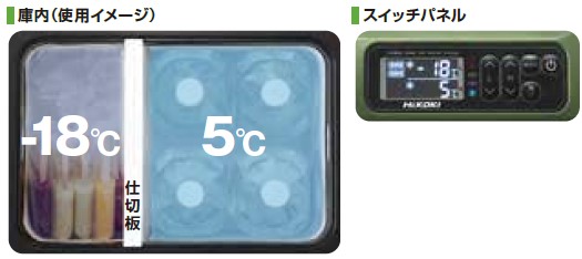 マルチボルトバッテリーでどこでも使え、長時間温度キープ 国内電動