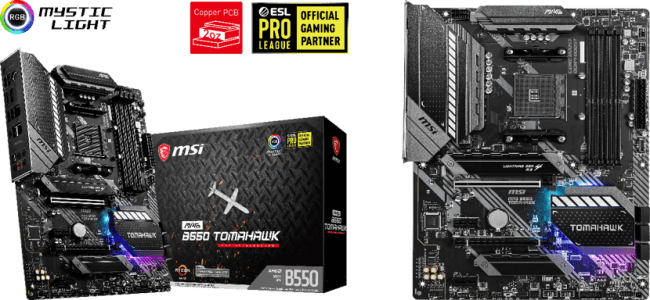 MSI、AMD第3世代Ryzen CPUに対応したB550チップセット搭載マザーボード