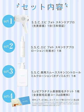 累計販売数18万台突破！大人気の「ミュゼオリジナル光美容器」2021年2