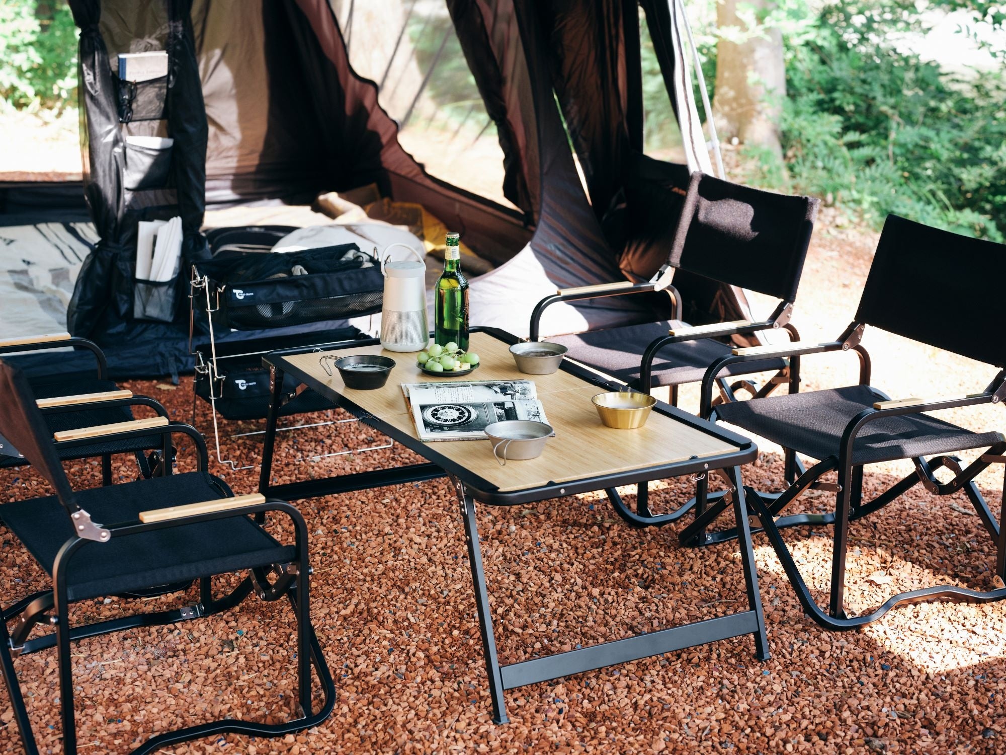 キャンプブランドTOKYO CRAFTSから折りたたみテーブル＆チェア