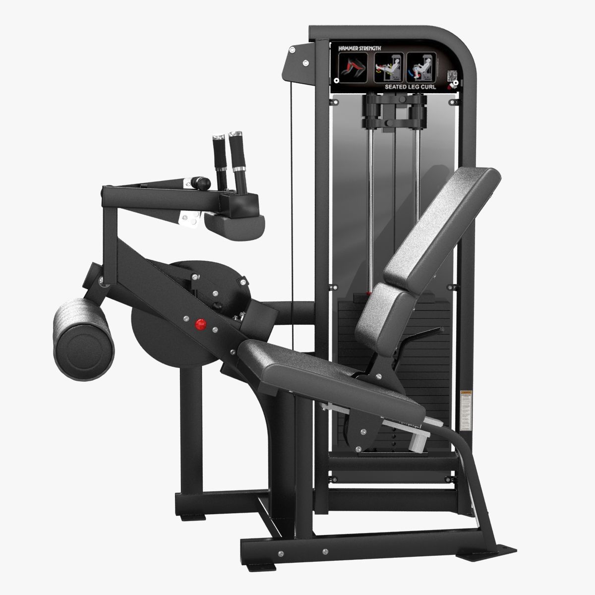 ハンマー・ストレングスセレクトSEフルシーテッドレッグカール 3D