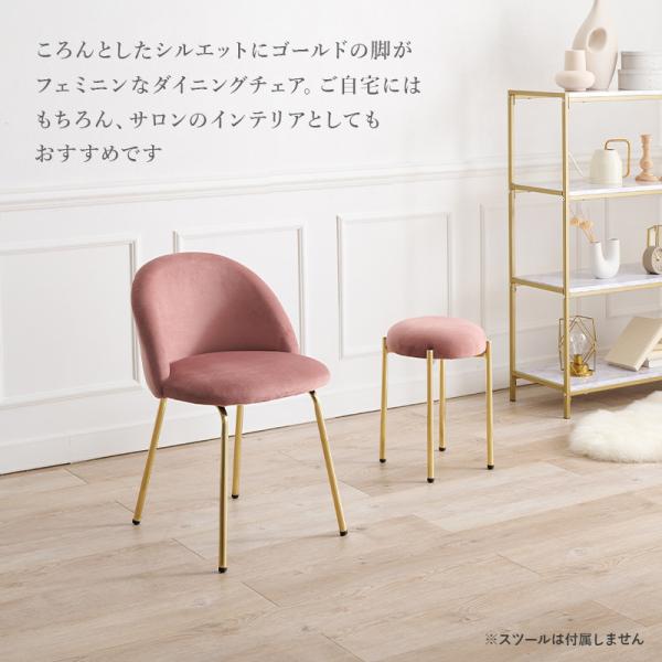 チェア ベロア調 シェル型 [1脚] Arie | おしゃれな家具・インテリア