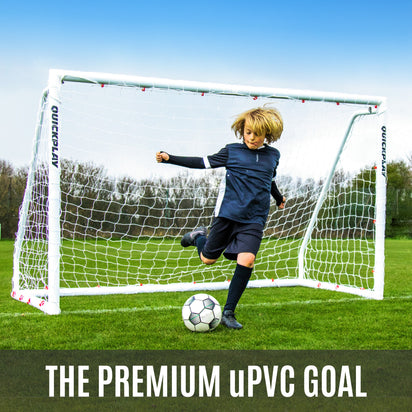 Q-FOLD 6x4' Match Soccer Goal | Foldable PVC Frame