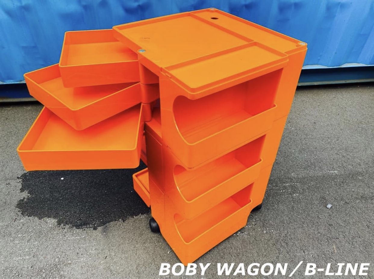 ボビーワゴン／B-LINE／オレンジ／3段トレー | 宇都宮のリサイクル