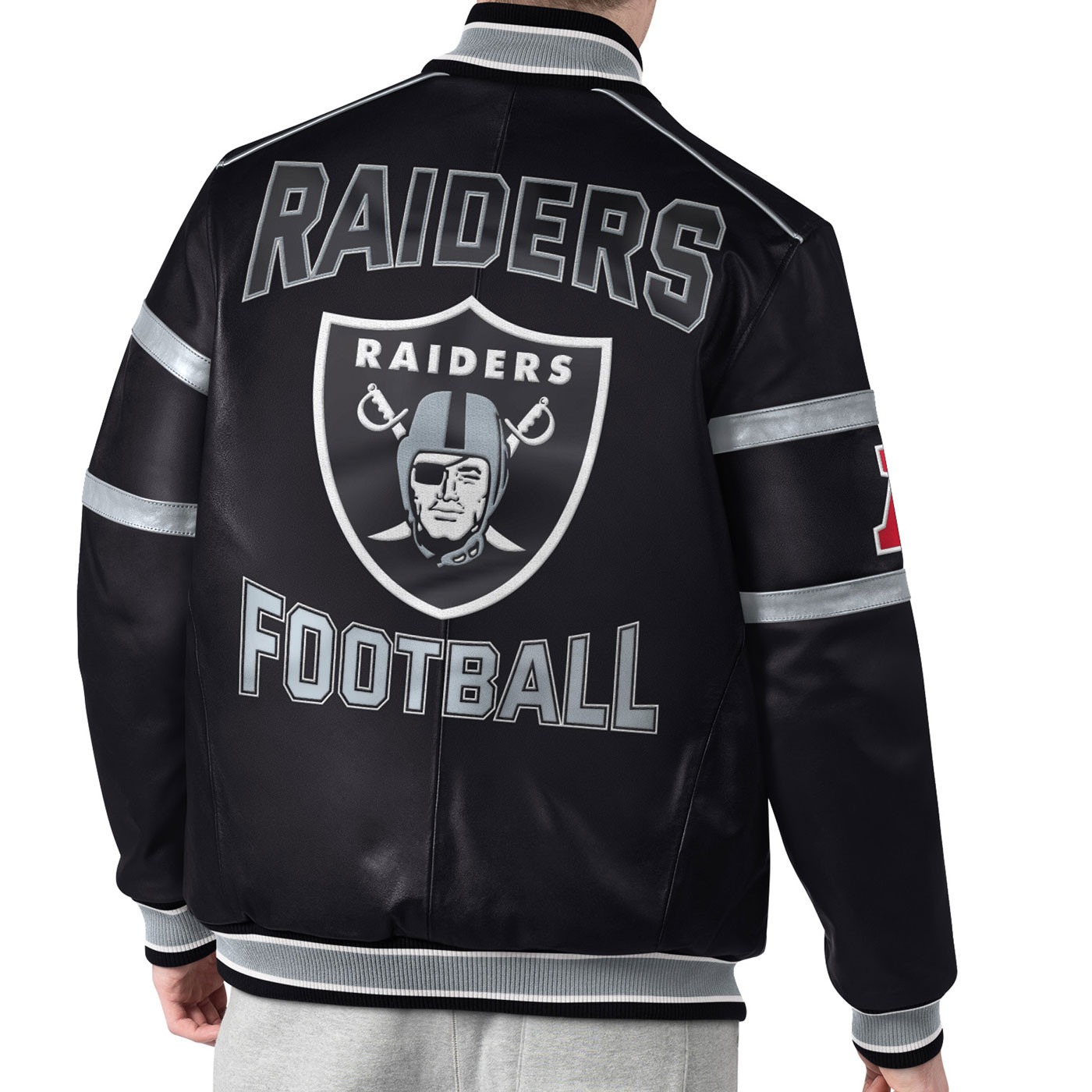 RAIDERS COW NAPPA JACKET