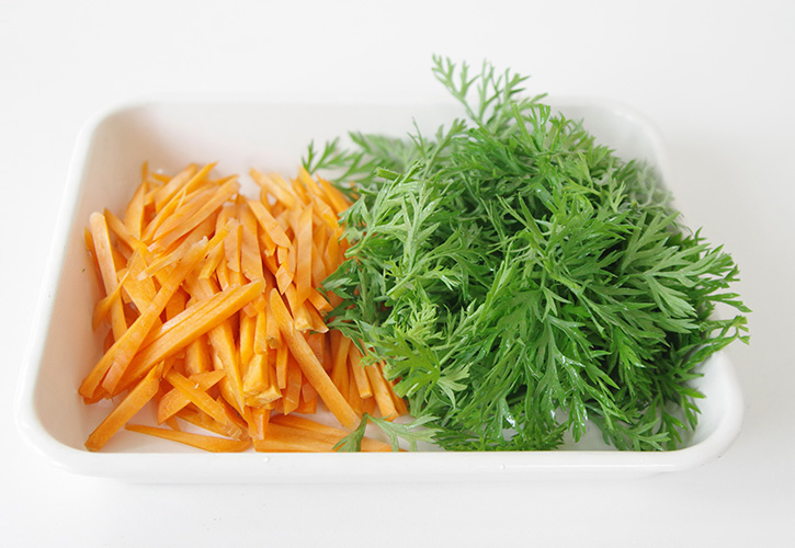 にんじんの葉のおいしさ、知っていますか？