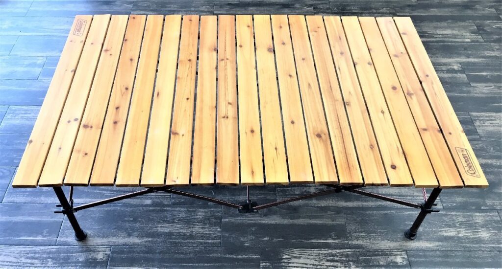 Coleman コールマン ナチュラルウッドロールテーブル クラシック110