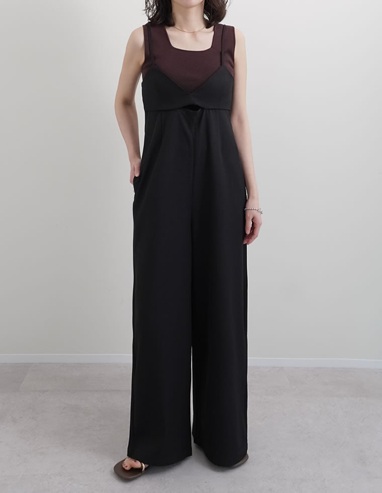 ストレッチミックスツイルオールインワン - オールインワン通販 | 人気