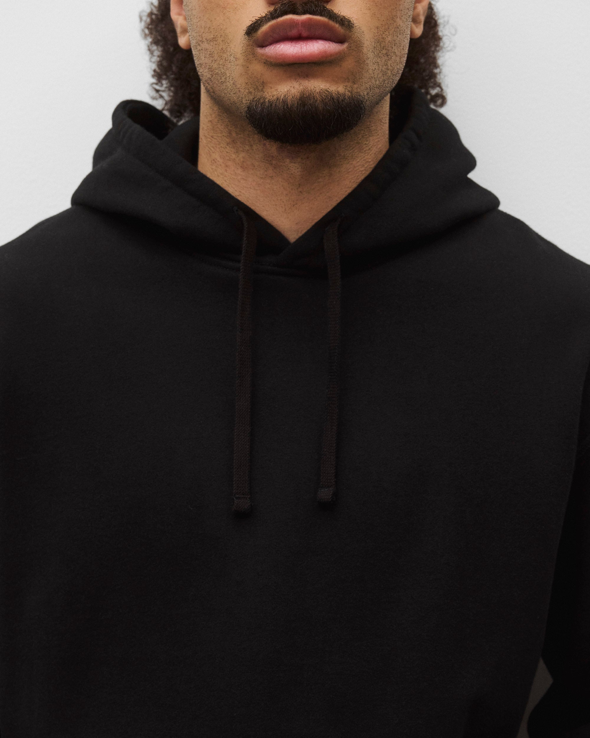 Kyoto Black Midweight Terry Standard Hoodie | Reigning Champ