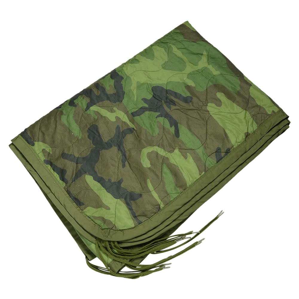 米軍放出品 ポンチョライナー リーフ迷彩 リップストップ生地