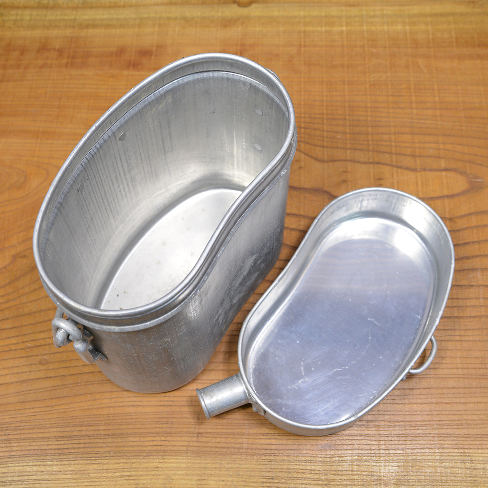 フランス軍放出品 メスキット アルミ製 ラージ クッカー | ミリタリー